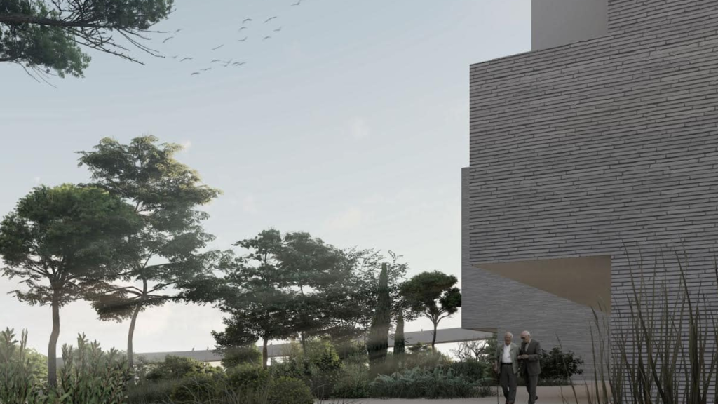 interior contemporáneo con diseño arquitectónico eficiente