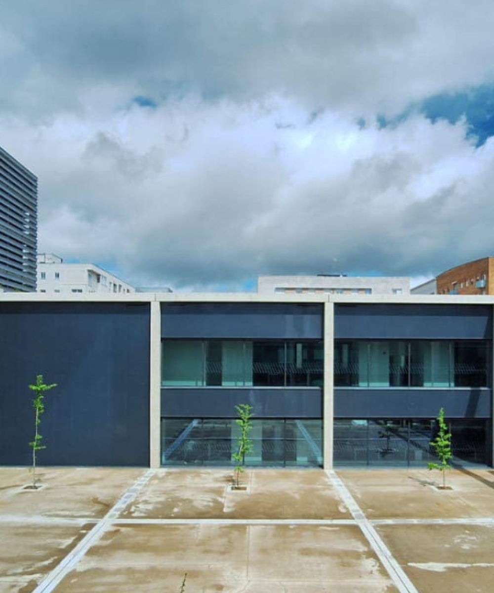 fachada de vivienda sostenible diseñada por Alaña Aramburu